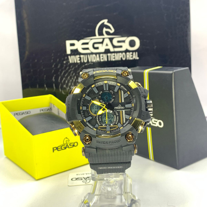 Reloj Pegaso Caballero P1801A0118 Digital Doble Hora Deportivo